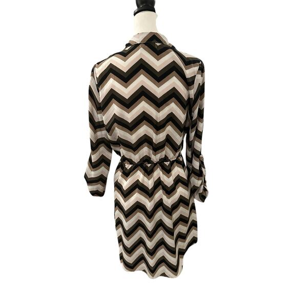 Stella Tweed Light weight Dress  Brown Pink White Medium - Picture 3 of 4